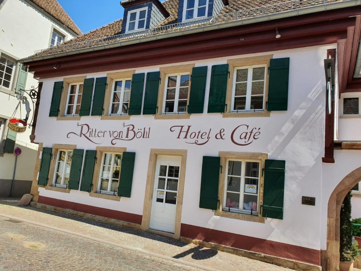 Hotel & Cafe Ritter Von Boehl Deidesheim Exteriör bild